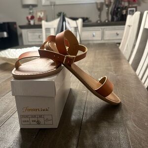 Forever Link Women's Brown Sandals